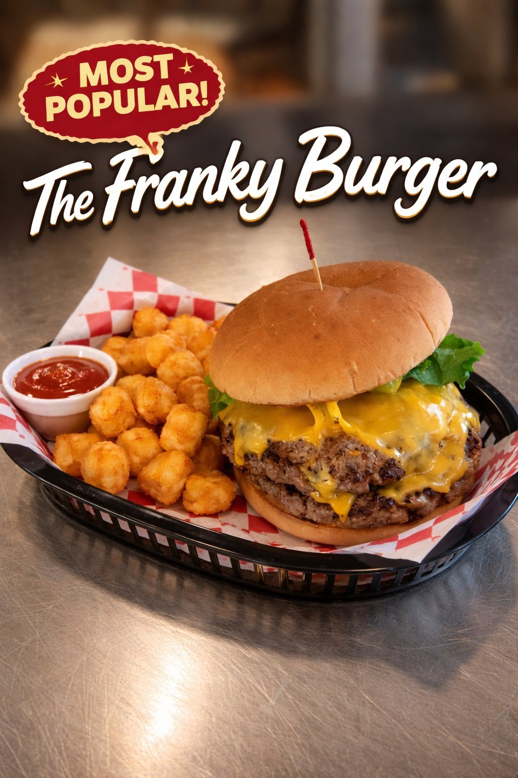 The Franky Burger meal combo